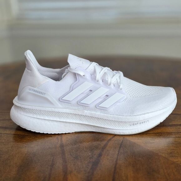 Adidas Ultraboost 5 Triple White Running Shoes Light Boost Women's 11.5 ID8848 - Picture 8 of 15
